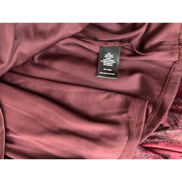 Torrid Red Black Smocked Floral Lace Tiered Midi Dress Whimsigoth Romantic 3X - Picture 6 of 12